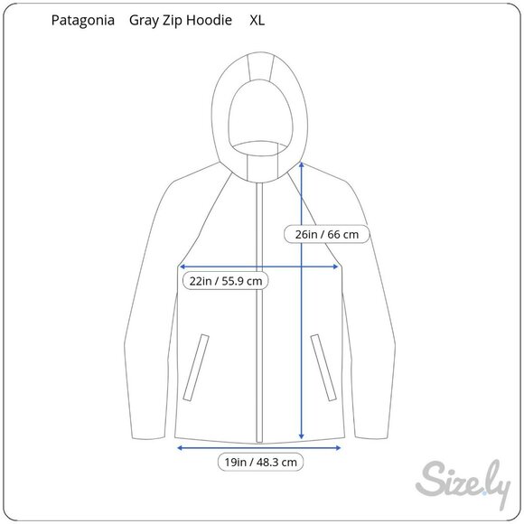 Patagonia Women's Zip Up Hoodie Sweatshirt Size XL Gray Cotton Blend Pockets - Picture 14 of 14